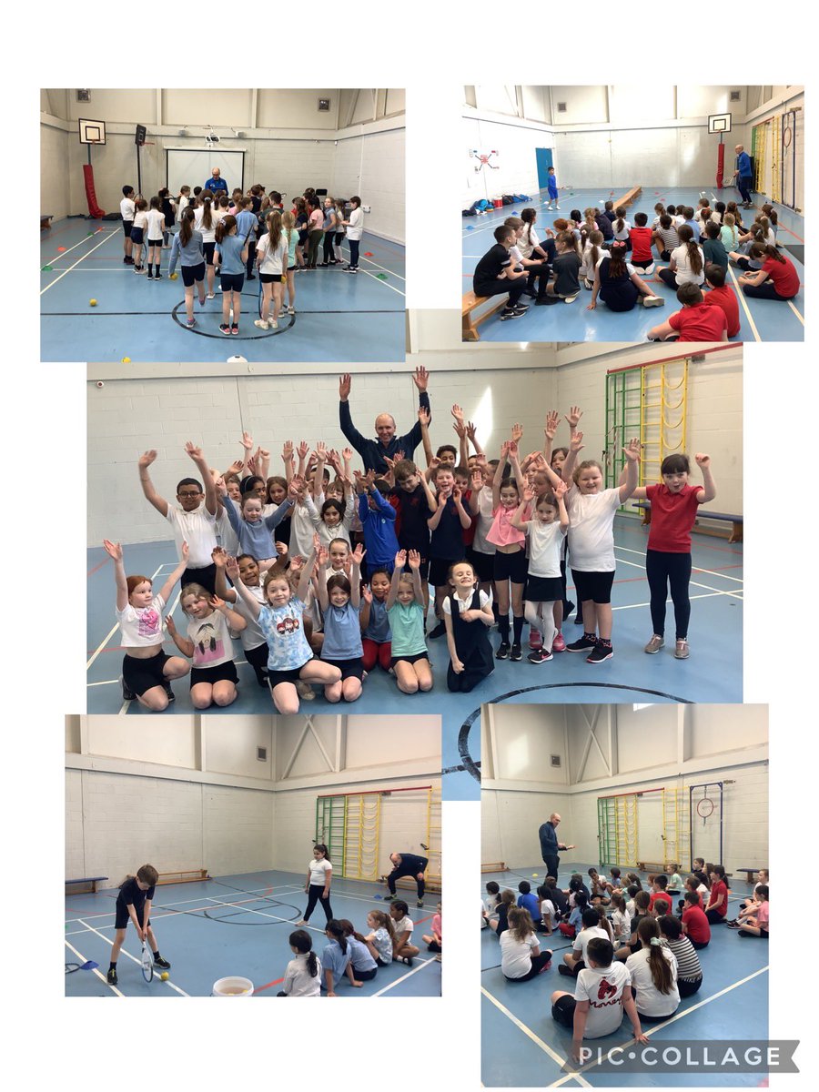WBurghPrimary's tweet photo. Primary 4 have been taking part in tennis coaching sessions from Graham at @strathgryffe.  P4 have been learning how to control the tennis ball, serve and the rules of tennis. It has been so much fun!  We can't wait for our next sessions with Graham! 🎾 https://t.co/ES2Qbm0ZKF