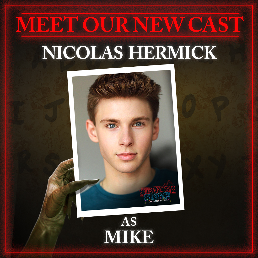 strangersings's tweet photo. Hey Nicolas! We’re so excited to welcome you to the Upside Down tonight as our new Mike!
#strangersingsmusical #strangerthings #justiceforbarb #barb #strangerthingsedit #parody #musicalparody #musical #theatrekid #parody #StrangerthingsCosplay #nycactivities #thingstodoinnyc https://t.co/T6MCuPujDF