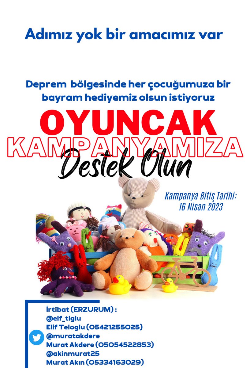Erzurumda oyuncak mı kalmadı lütfen sevgili hemşehrilerimiz bakıp geçmeyin bayrama en az 1 çocukta siz sevindirin #erzurum