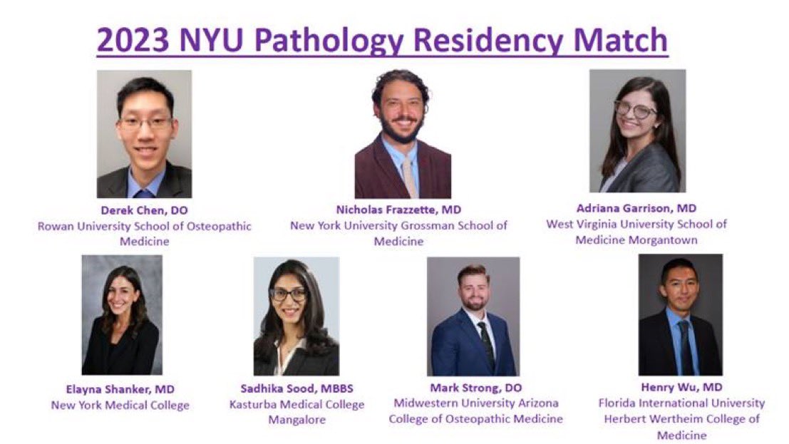 NYUGSOM Pathology Residency tweet media