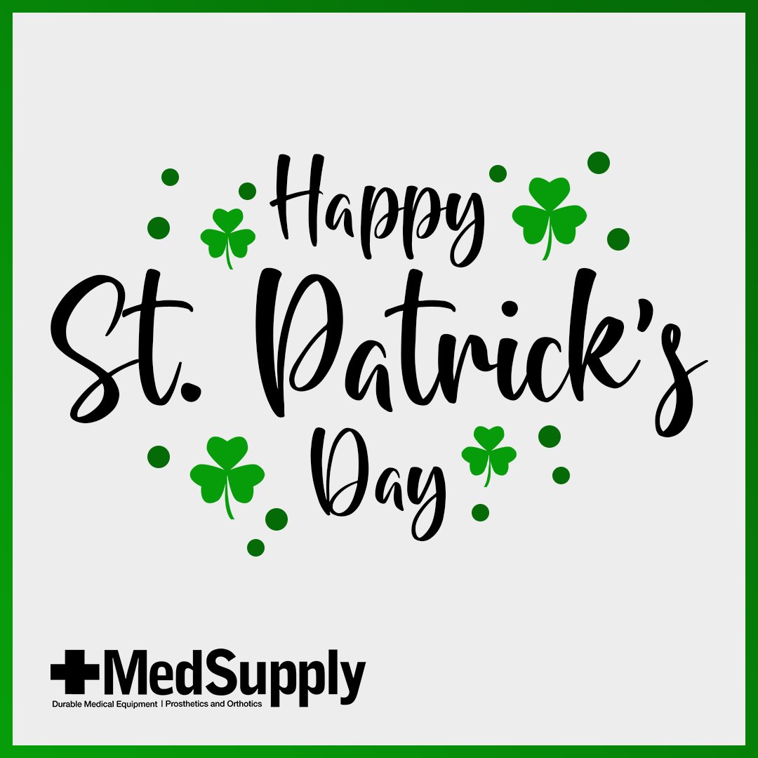 medsupplycorp's tweet photo. Happy St. Patrick's Day! #StPatricksDay2023 #StPatrickDay #stpaddysday https://t.co/skVFBacZgY