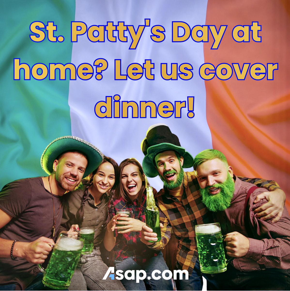 Happy St. Patrick’s Day, ASAP Fam! 
#StPatricksDay2023 #greenbeer