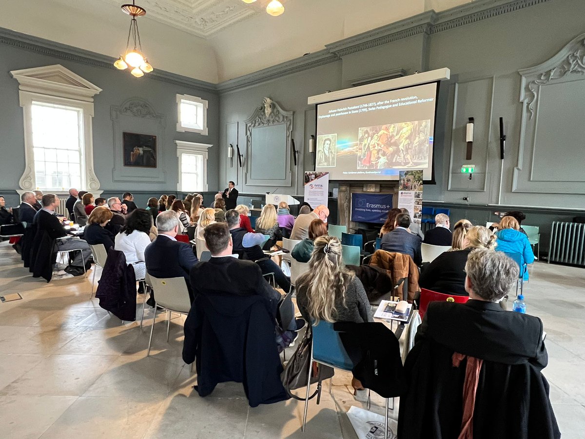 UrsHauenstein's tweet photo. I was honored to got invited for a Keynote at #futureland2023 in Dublin. I presented about "Transformations of teaching for more sustainable learning". #ivetaglobal #futureofeducation #upreskilling https://t.co/vyHxZ45Wdr
