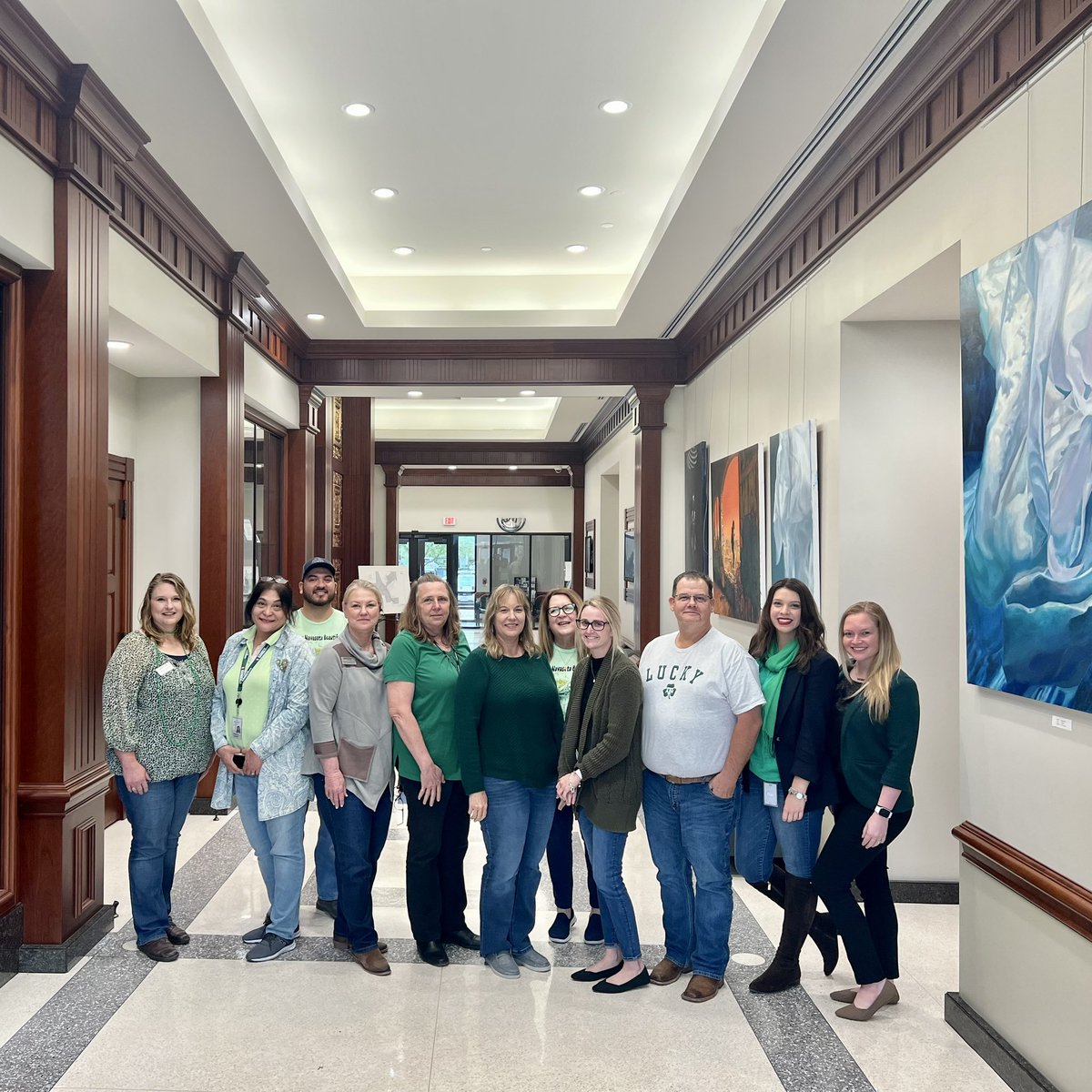 CityofNavasota's tweet photo. How LUCKY 🍀 we are to serve such a great community! Happy St. Patrick's Day! 💚⭐️
#VisitNavasota #navasotatx #somuchsoclose https://t.co/oA7tJVVAlu