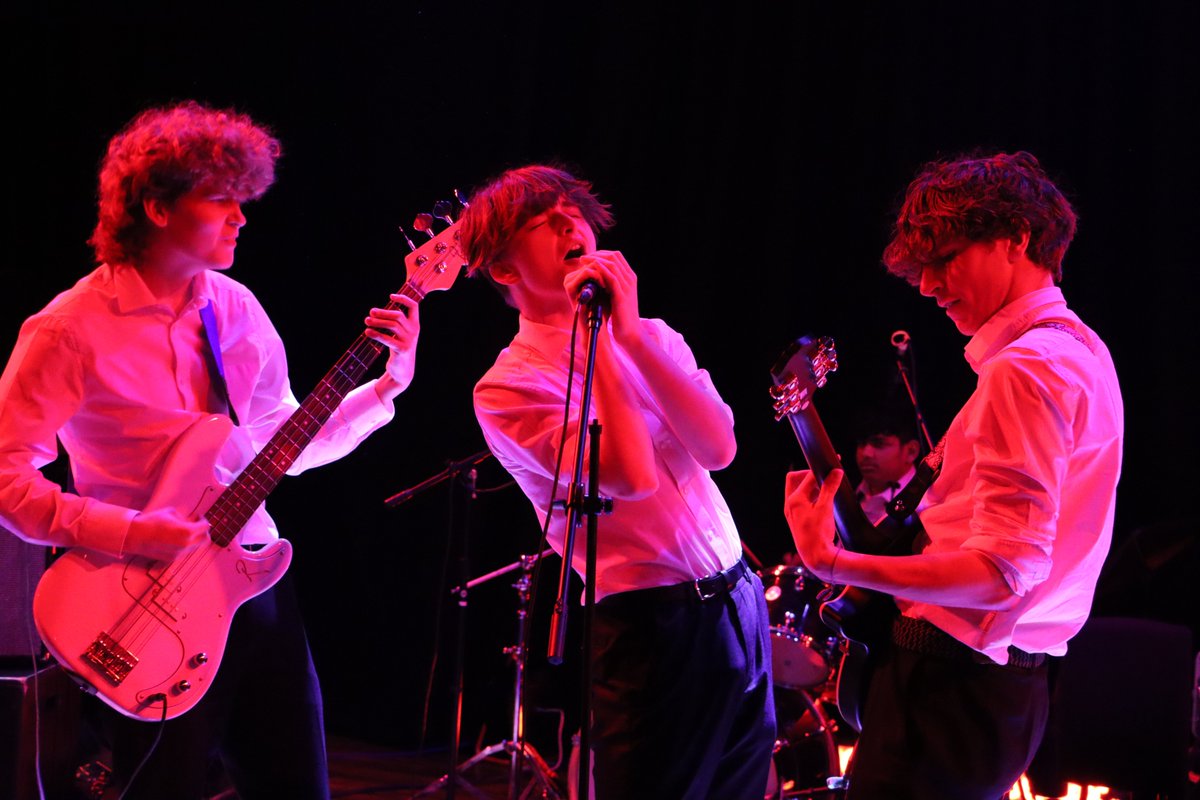 PGS1732's tweet photo. #PGSSixthForm Band are ready for the call from @glastonbury if the @ArcticMonkeys can't make it. Great performance this week at the Spring Concert.
#PGSCreativty @PGS_Musicians https://t.co/s6BQauHEGb