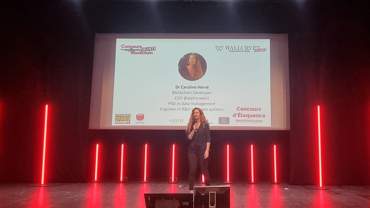 Wallcrypt (@wallcrypt) on Twitter photo Plus que quelques candidats…
Au tour du Dr Caroline HERVÉ, <a href="/caro_line_model/">Caroline Web3 IA Expert</a>, CEO d’alpha.web3, de nous parler de NFTs.
#Crypto #NFT #crypto #event #Web3pitchcontest <a href="/Web3Virtuality/">Virtuality Web3 Summit</a> <a href="/AFPAO_Fr/">AFPAO</a> Plus que quelques candidats…
Au tour du Dr Caroline HERVÉ, <a href="/caro_line_model/">Caroline Web3 IA Expert</a>, CEO d’alpha.web3, de nous parler de NFTs.
#Crypto #NFT #crypto #event #Web3pitchcontest <a href="/Web3Virtuality/">Virtuality Web3 Summit</a> <a href="/AFPAO_Fr/">AFPAO</a>