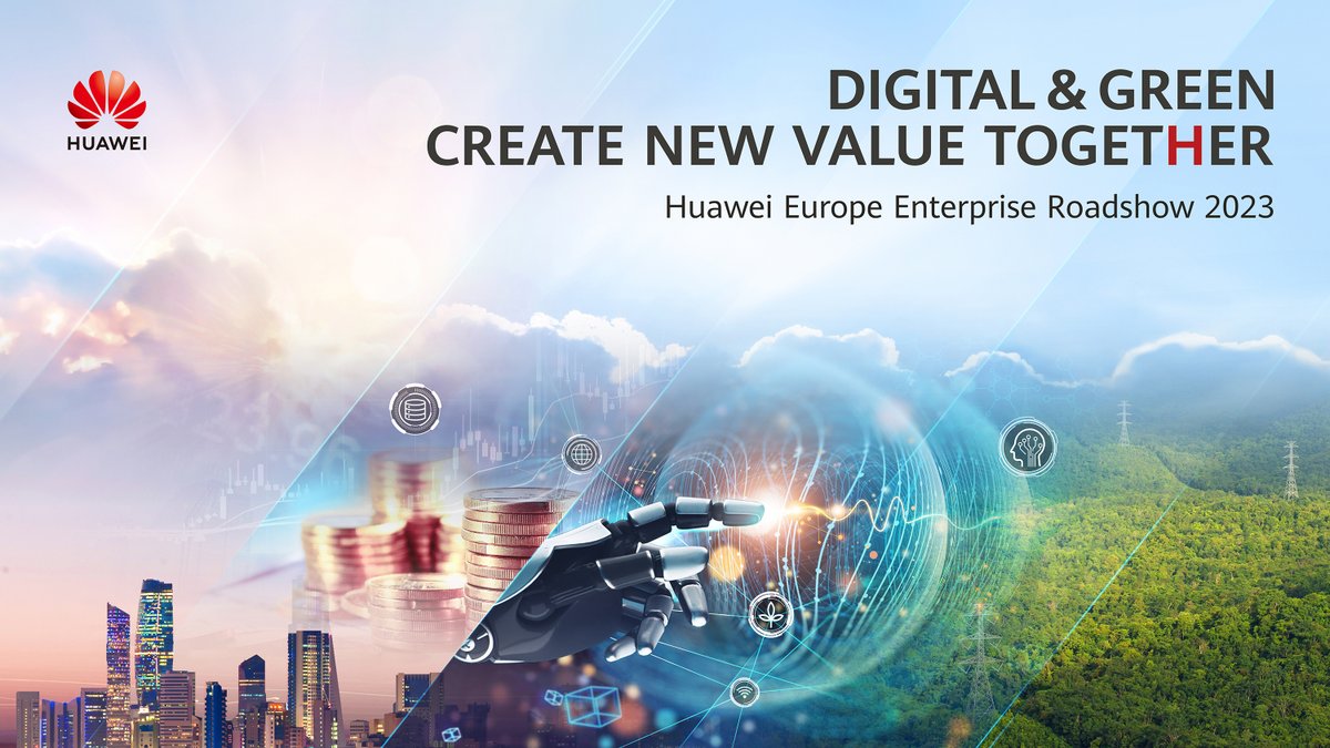 HuaweiEBGFrance's tweet photo. 🔴#EnterpriseRoadshow2023 est de retour...
Au programme des Keynote sur la stratégie Digital &amp; Green pour l’ensemble de la gamme de produits,  ainsi que des démos dans un showroom itinérant de plus de 100m².
Register now! ⬇️
https://t.co/c9S3IC1W6u https://t.co/Ydi02VpAET