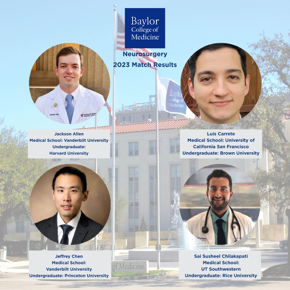 BCM Neurosurgery on Twitter "It's a match! Join us in the