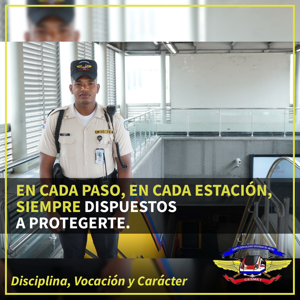 cesmetrd's tweet photo. En cada paso, en cada estación, siempre dispuestos a protegerte.

#Cesmetrd https://t.co/5uVWEB3h8q