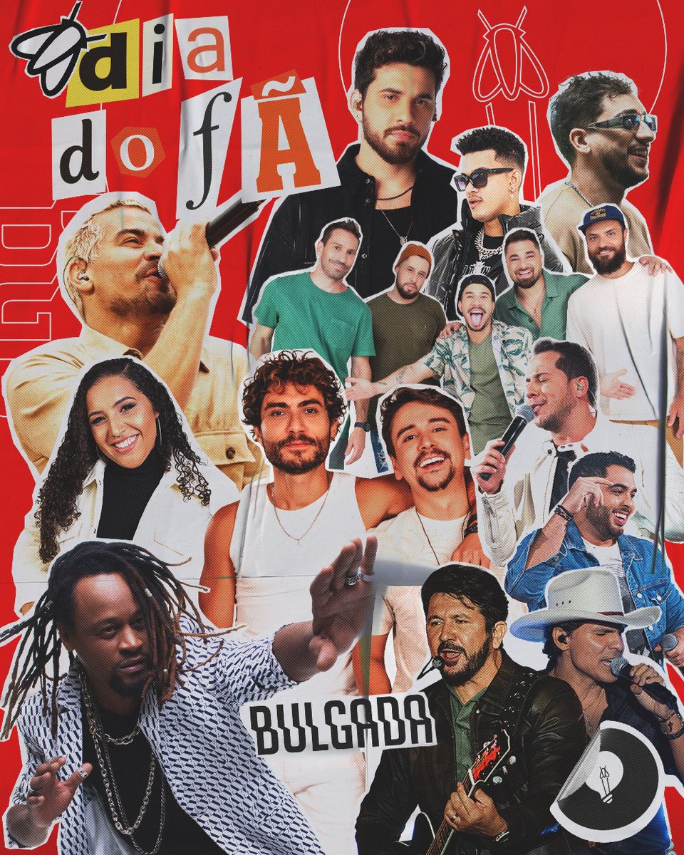 bulgada_'s tweet photo. Dia daqueles que fazem de tudo pelos seus ídolos!
Nós da Bulgada somos fãs de cada um dos artistas que trabalhamos e mais ainda de vocês fãs que fazem de tudo pelo seu ídolo e fazem o mercado da música acontecer!
Feliz dia do fã para todos que levam consigo essa missão! 🐞 https://t.co/QwzN9ymOk9