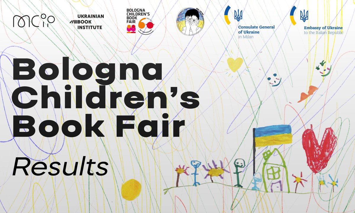 Ukrainian Book Institute (@bookinstua) on Twitter photo Making impossible things possible:
<a href="/BoChildrensBook/">Bologna Children's Book Fair</a> 2023! HUGE gratitude to all our partners @MCIPUkraine <a href="/UKRinIT/">Ukr Embassy to Italy</a> <a href="/CguMilan/">Consolato Generale d Ucraina a Milano</a> <a href="/PictoricC/">Pictoric Illustrators Club</a>! Find out more about Ukraine's Program: cutt.ly/y4pXaNU
#BCBF23 #BBPus23 #BLTFK23 Making impossible things possible:
<a href="/BoChildrensBook/">Bologna Children's Book Fair</a> 2023! HUGE gratitude to all our partners @MCIPUkraine <a href="/UKRinIT/">Ukr Embassy to Italy</a> <a href="/CguMilan/">Consolato Generale d Ucraina a Milano</a> <a href="/PictoricC/">Pictoric Illustrators Club</a>! Find out more about Ukraine's Program: cutt.ly/y4pXaNU
#BCBF23 #BBPus23 #BLTFK23
