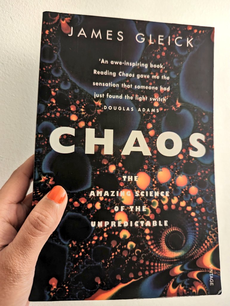 12th book of this year. Chaos by James Gleick
#currentlyreading