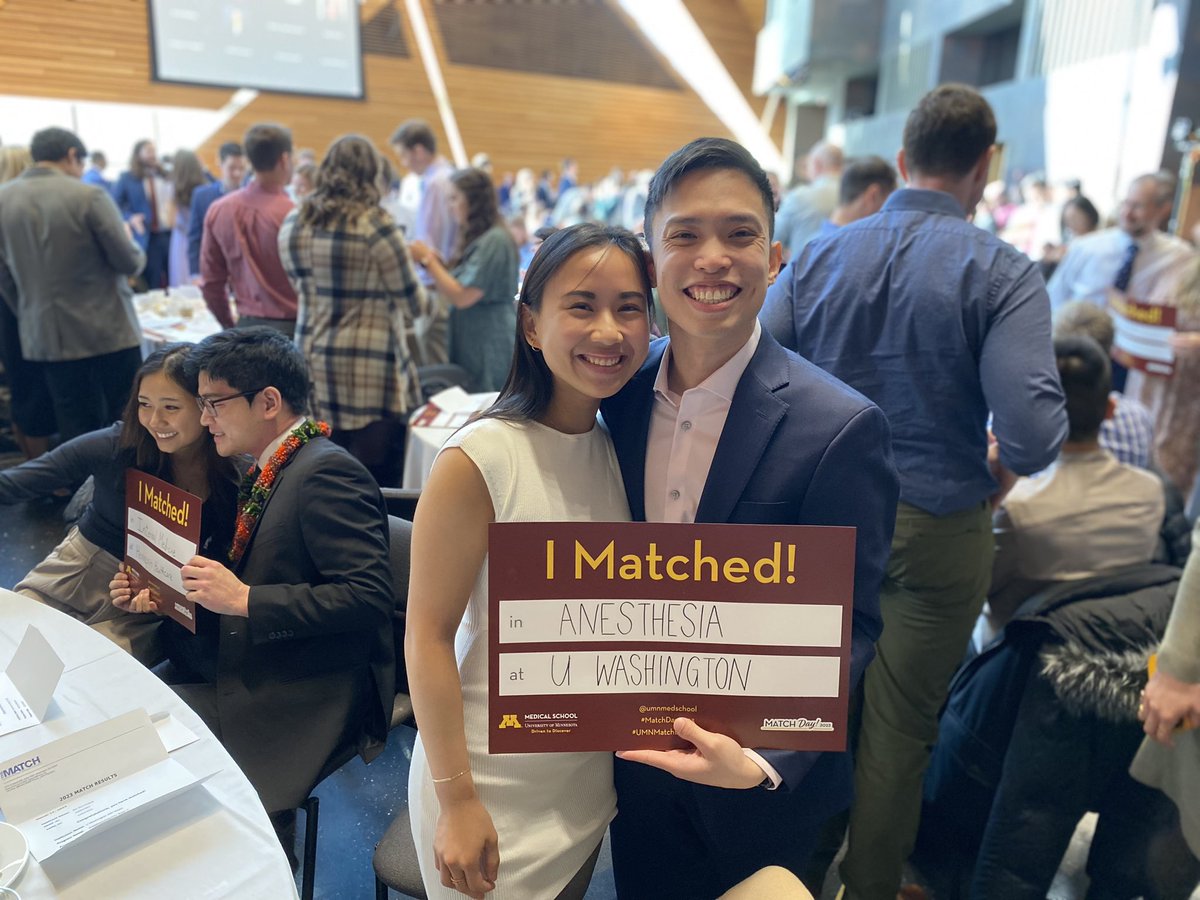 umnmedalumni's tweet photo. The excitement is palpable. Congratulations to our @umnmedschool students on your match! #umnproud #MatchDay2023 https://t.co/Y9EwDqqGRF
