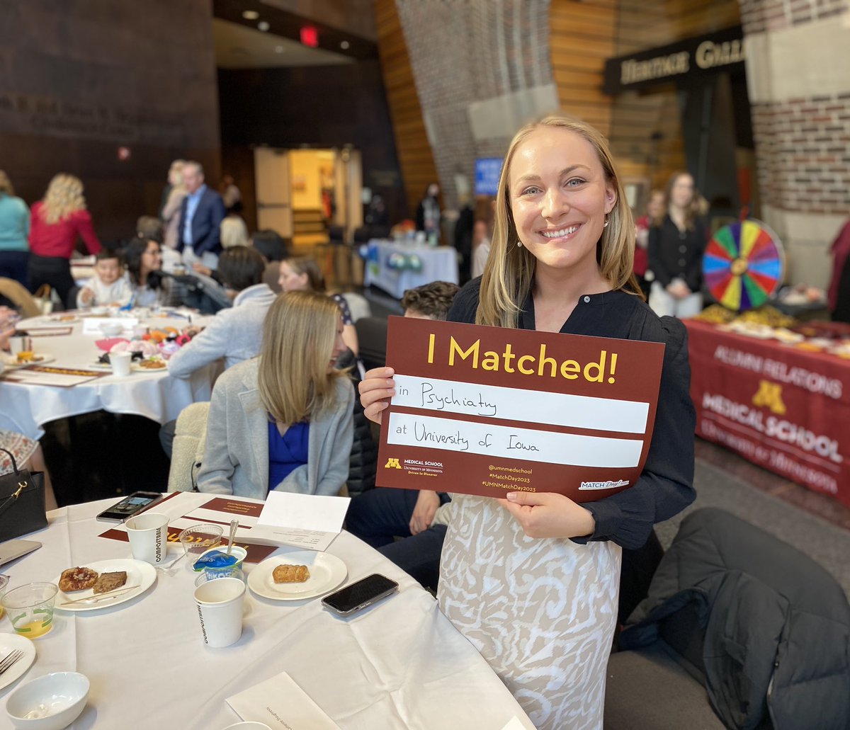 umnmedalumni's tweet photo. The excitement is palpable. Congratulations to our @umnmedschool students on your match! #umnproud #MatchDay2023 https://t.co/Y9EwDqqGRF