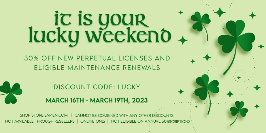 SAPIENTech's tweet image. It's your Lucky weekend for a #SAPIENTech sale!
#PowerShell #pwsh #scripting #PowerShellStudio #PrimalScript #Discount #Sale #StPatricksDay