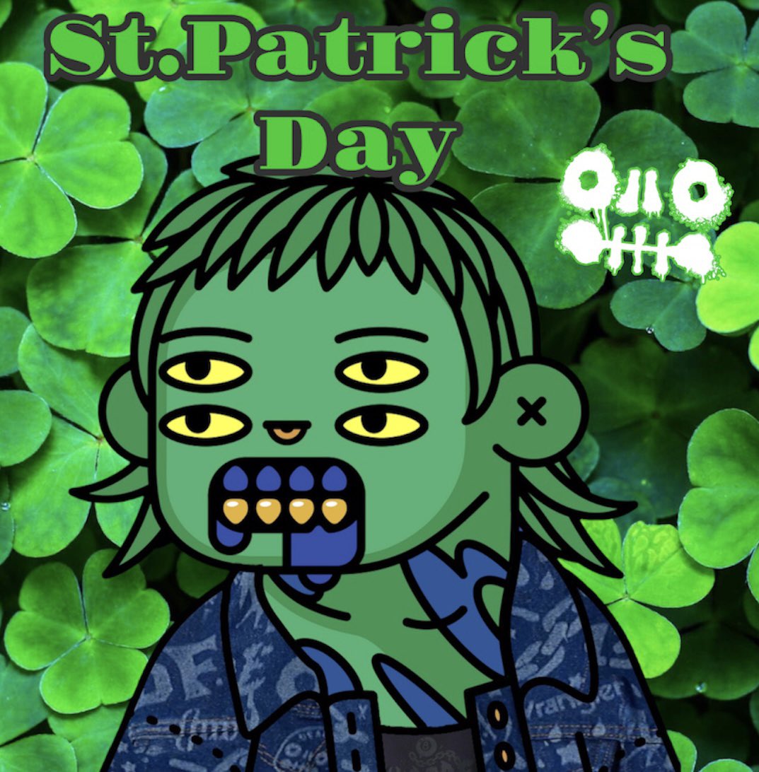 Happy Fellaz Friday x St. Patrick’s Day to tha horde! @Deadfellaz @betty_nft @psych_nft 🫡☘️ #FellazFriday #DFZ #PaddysDay #StPatricksDay2023