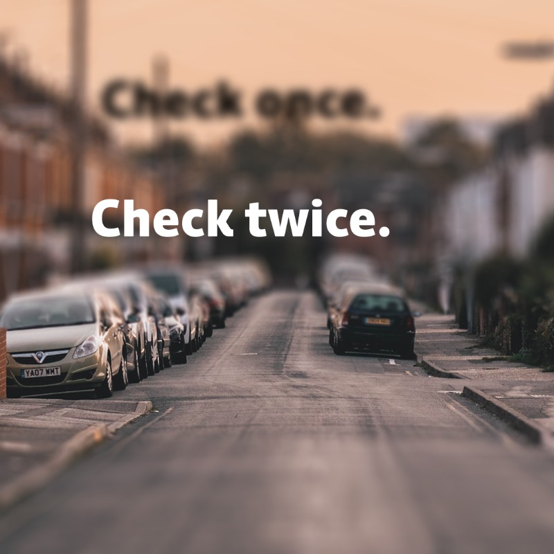 BeeNetwork's tweet photo. Off out in your car?
Remember to take the time to #CheckThreeTimes before turning and keep yourself and others safe.