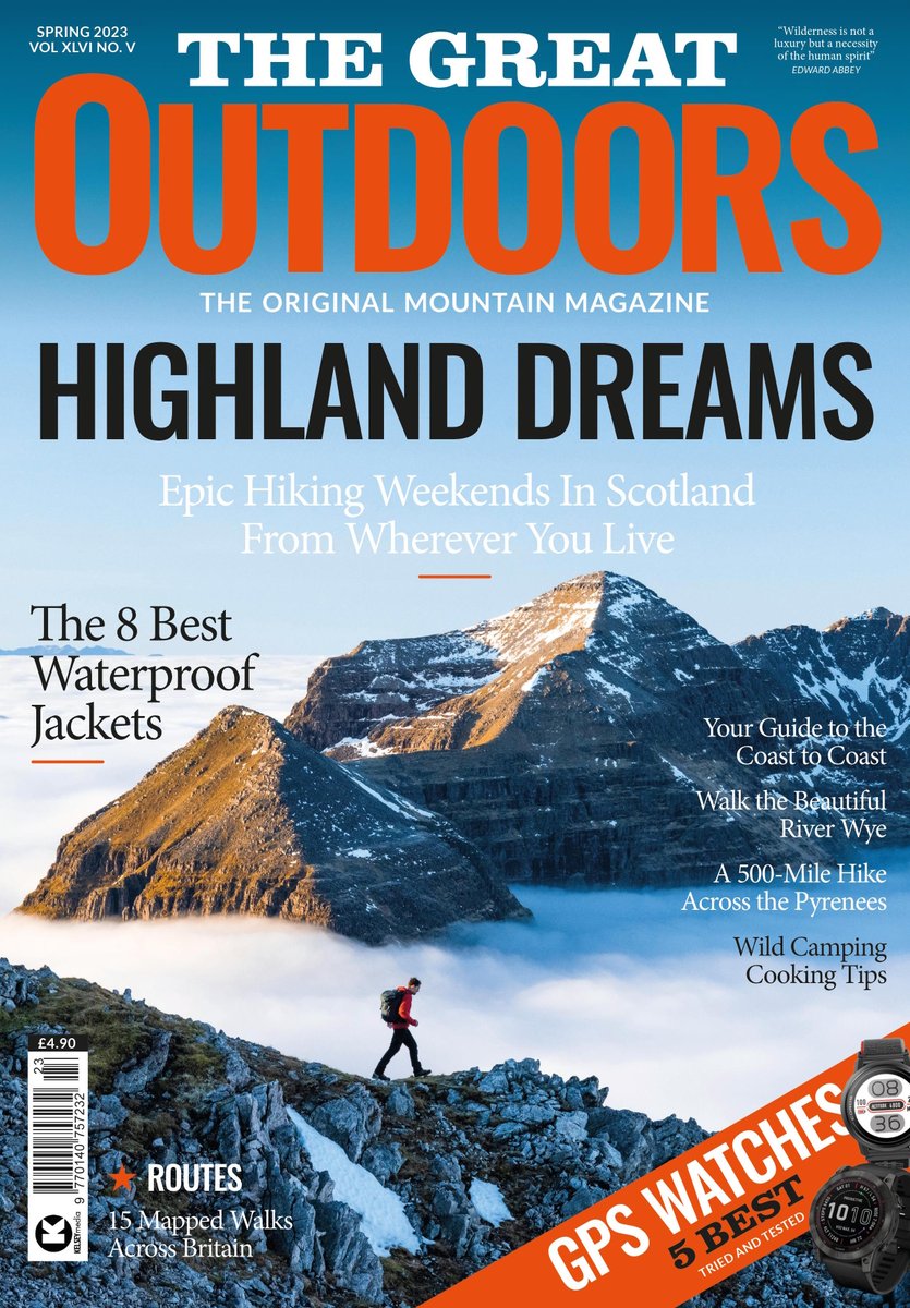 🏴󠁧󠁢󠁳󠁣󠁴󠁿 Our new issue is all about #Scotland – 60% mountains &amp; the right to roam.
5️⃣ epic Scottish weekends
🌊Walk the C2C
⛺️Sarah Jane Douglas' Fisherfield escape
🌳Ben Lerwill wanders the River Wye
🌍 Kat Young solo hikes the GR10
📸@jroddiephoto 
Get it now:
thegreatoutdoorsmag.com/latest-issue/d…