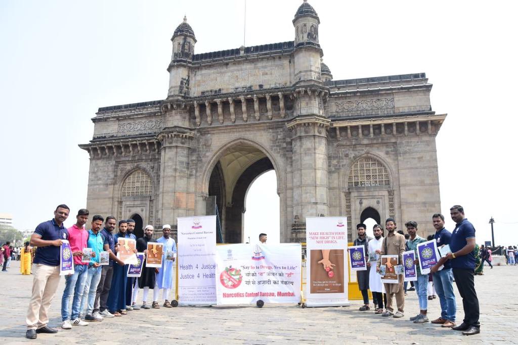 narcoticsbureau's tweet photo. 38th Raising Day of NCB was celebrated @ HQ and across all Zonal Units. NCB HQ gathering was addressed by Sh S K Singh, DDG (OEC). All zones carried out various anti-drug awareness activities on the occasion.

#DrugFreeIndia 

@PMOIndia @HMOIndia  @BhallaAjay26 @PIBHomeAffairs https://t.co/zY4uHdDezg