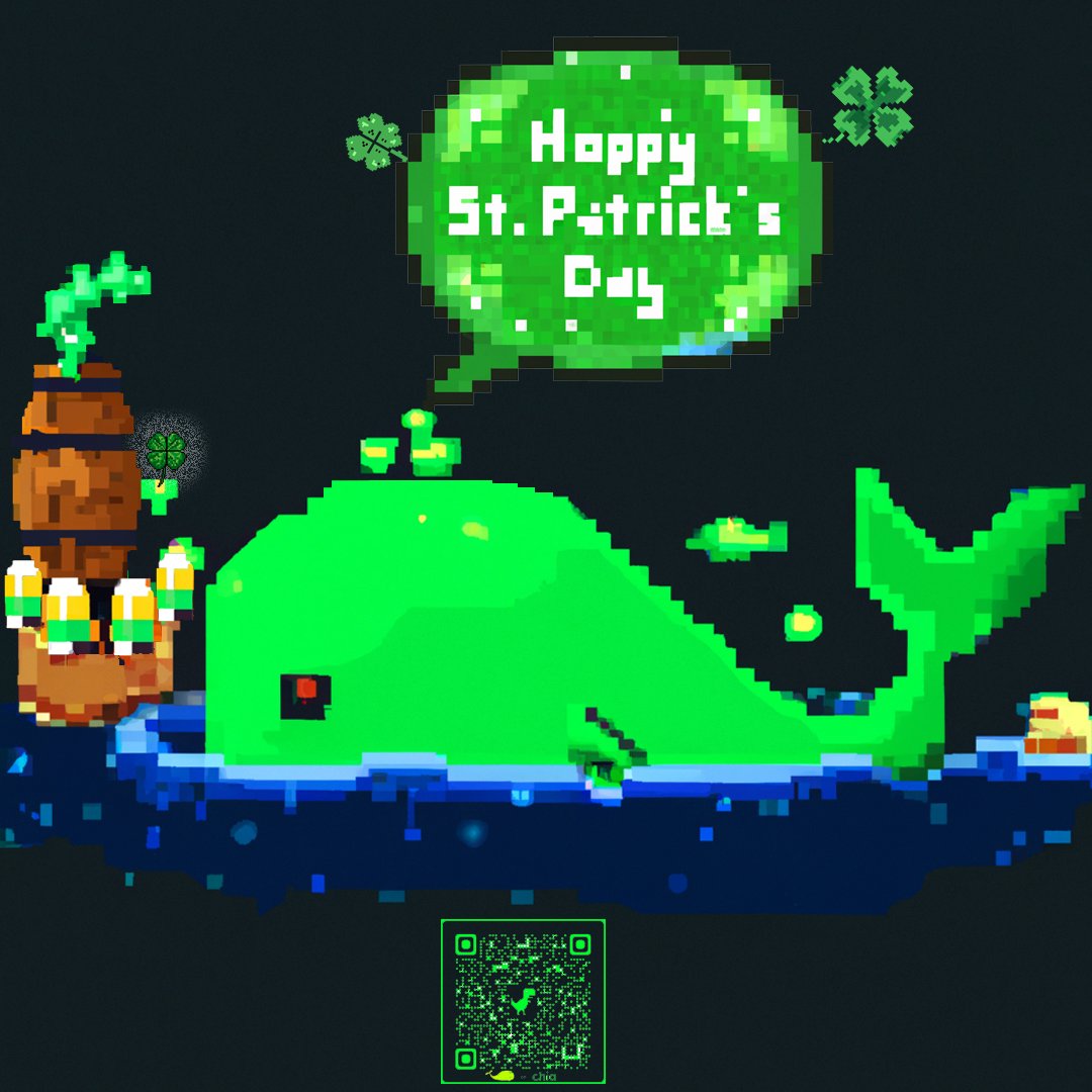 {G}ood {M}orning #Chia Friends and Happy St. Patrick's Day 🍀🍵

in green clover ...{<a href="/chia_project/">Chia Network</a> }... we trust🌱🍀🧩😉

#xch log:
{2021-04-19T12:19:32.443 full_node chia.full_node.full_node: INFO  🍀️Farmed unfinished_block 6...d1, SP: 21, validation time: 0.069.., cost: 39..}
