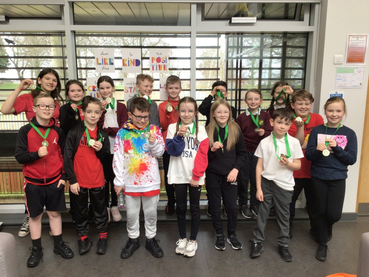 Garrowhillps's tweet photo. Well done to our amazing P5 pupils who took part in the hurling tournament today. They worked so well in teams and had an absolute ball. Well done to all their competitors from the other local schools. It was great to play together. #hurling #Teamwork @activeschkenny https://t.co/1a68WVWXqZ