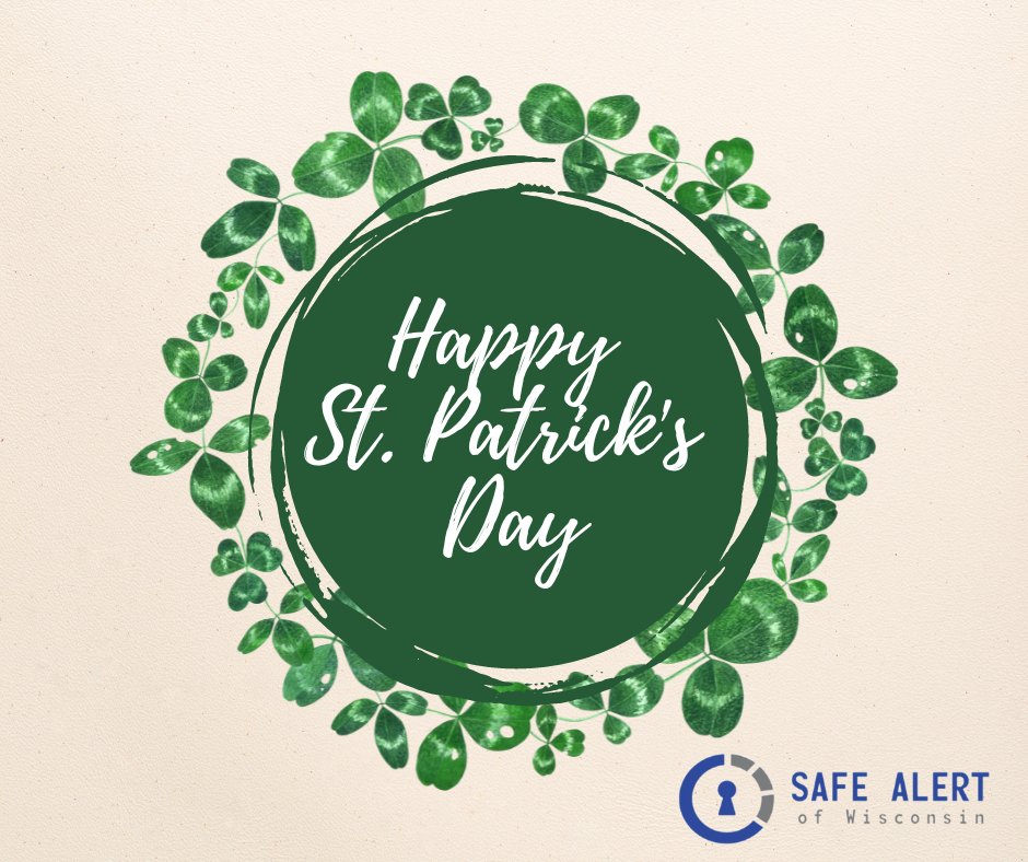 WisconsinSafe's tweet image. Wishing you a happy and festive St. Patrick's Day! Whether you're celebrating with a pint of Guinness or a Shamrock Shake, enjoy the day and stay safe! #StPatricksDay2023 #Wisconsin #homesecurity #security #StaySafe