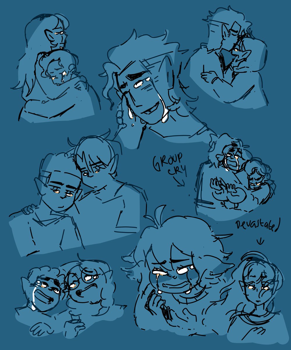 hexsquad crying sketches, because i watched UP again and wanted to draw characters CRYING bcs of the music 

#theowlhousefanart #TOH #tohfanart #LuzNoceda #amityblight #VeeNoceda #gusporter #WillowPark #HunterNoceda #TheOwlHouse