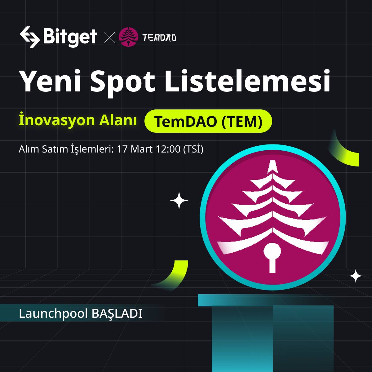 engineer_trader's tweet photo. #TEM
Bitget yeni projeleri listelemeye devam ediyor stake yaparak coin adetini artırmak için büyük fırsat.

#Launchpool  başladı.

Hiçbirini kaçırmamaya çalışıyorum hepsine katılım sağlıyorum. Boğa da çok işime yarayacak.

#Bitget indirimli üyelik linki👇

https://t.co/5vCUu8UHT0 https://t.co/yIZ3w6V5DT