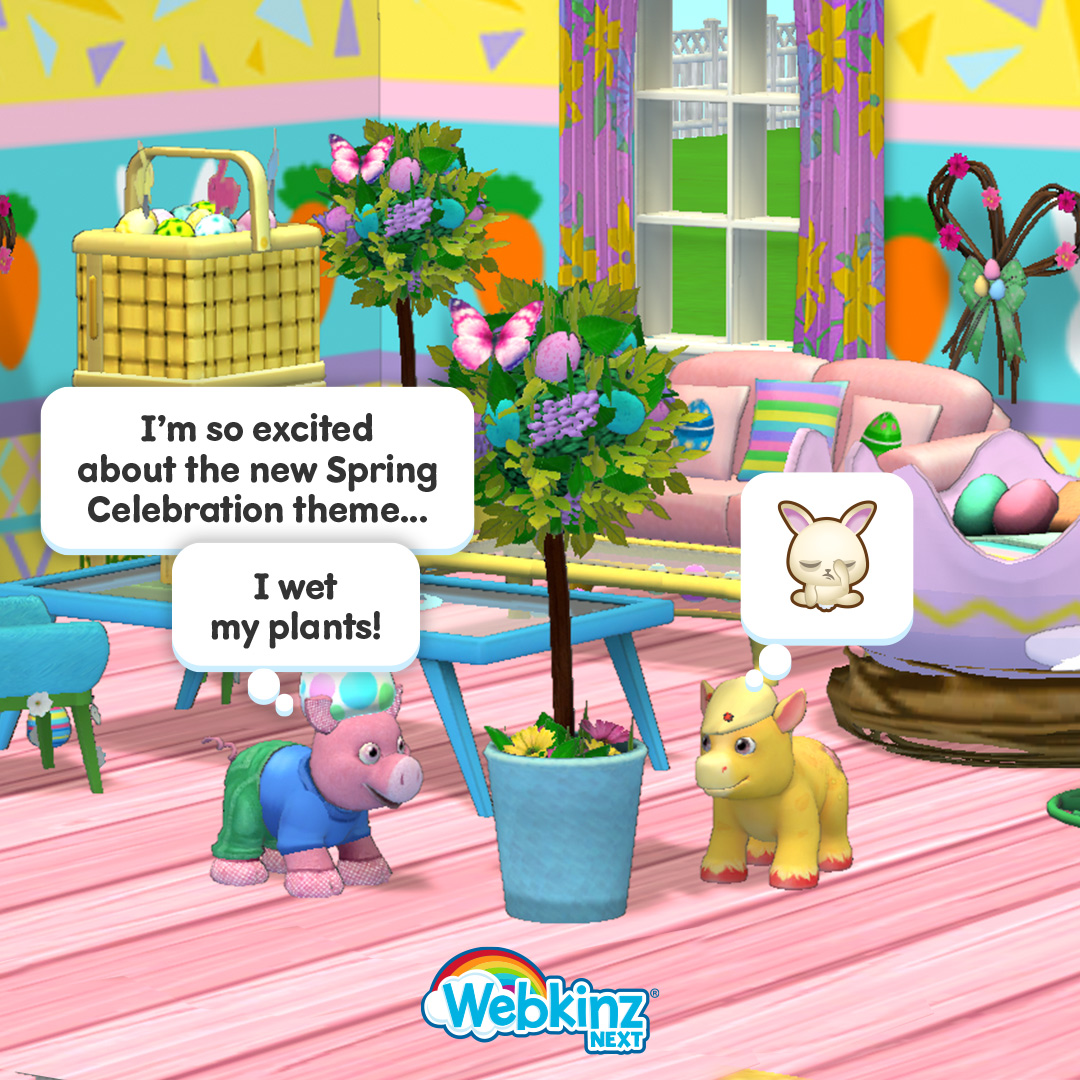 kinz by Ganz on Twitter "SNEAK PEEK Spring Celebration 🌷🌷😍 A limited edition room theme is