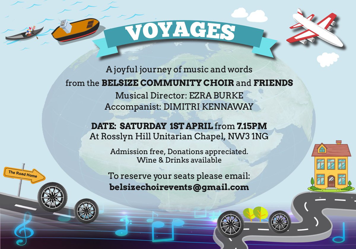 Just a couple more rehearsals before our concert on 1 April.  Won't you join us?  shorturl.at/dlsDX <a href="/belsizevillage/">Belsize Village, London, NW3</a> <a href="/friendsBCL/">Belsize Community Life 😘</a>  #communitychoir