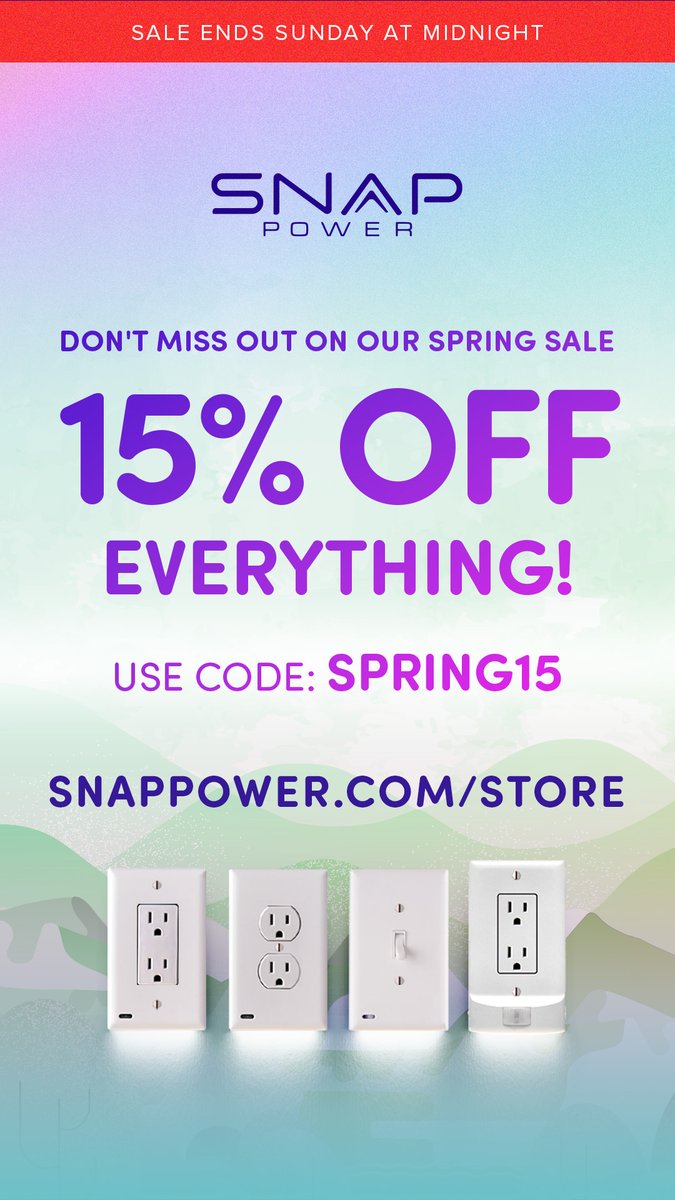 Snap_Power's tweet image. SPRING SALE @Snap_Power ! Now thru Sunday, 15% off the entire store. Upgrade your space with the easiest accent &amp;amp; interior pathway lighting on the market! 
snappower.com Code: SPRING15