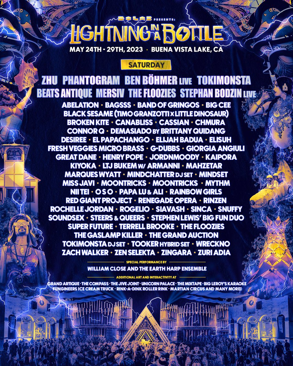 Saturday at <a href="/LIBfestival/">Lightning in a Bottle</a> 👀