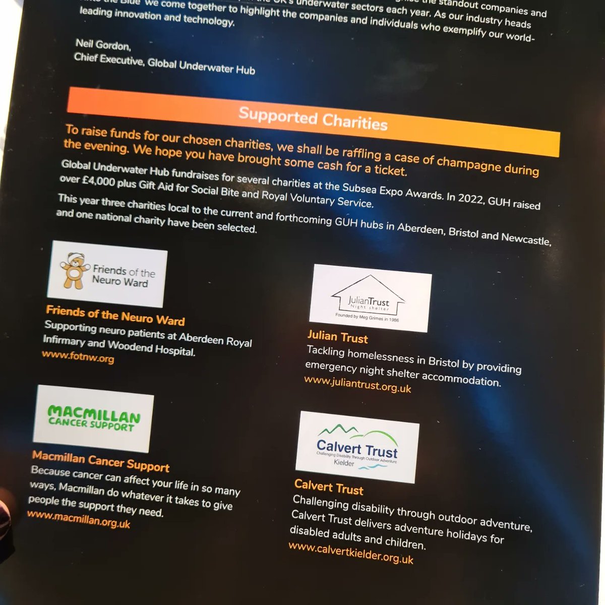 A huge thank you to <a href="/GUH_News/">Global Underwater Hub</a> for this amazing donation from the raffle at last month's Subsea Expo Awards.

Kirstin and Trish are brilliant champions of FOTNW + we really appreciate their help in boosting our profile at such a prestigious event 💛