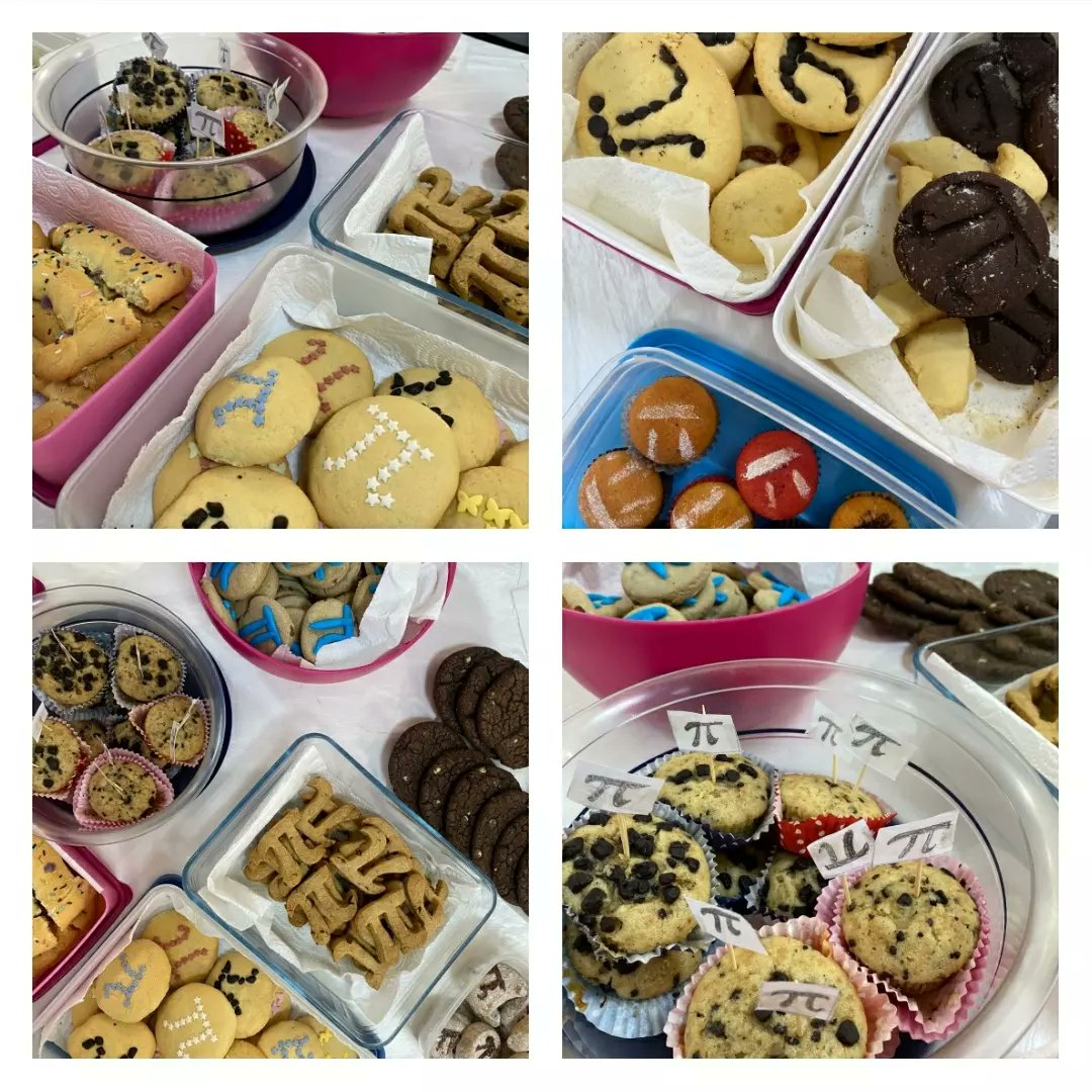 Dünya 14 Mart Matematik Günü kapsamında, okulumuzda yaptığımız Pİ Haftası etkinliğimizde
6. sınıf öğrencilerimiz; kendi yaptıkları pi kurabiyeleri satışından elde edilen gelirle sokak hayvanlarına mama bağışında bulundular.
#matematik
#14mart
#pidaydünyamatematikgünü