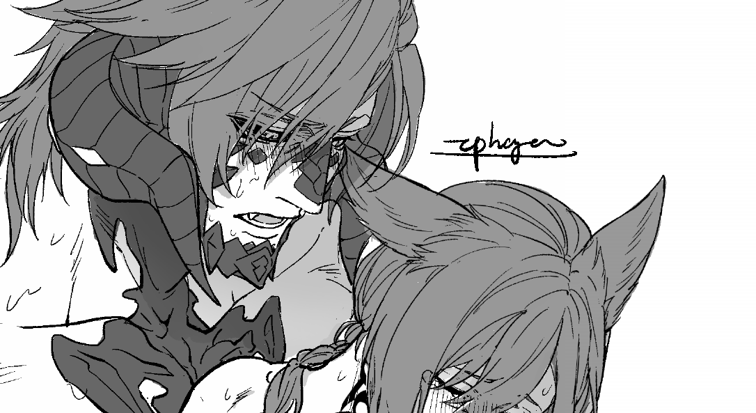【R-18】光ラハ 久々にちゃんとすけべ描けた https://t.co/qE2dq8YeGW 