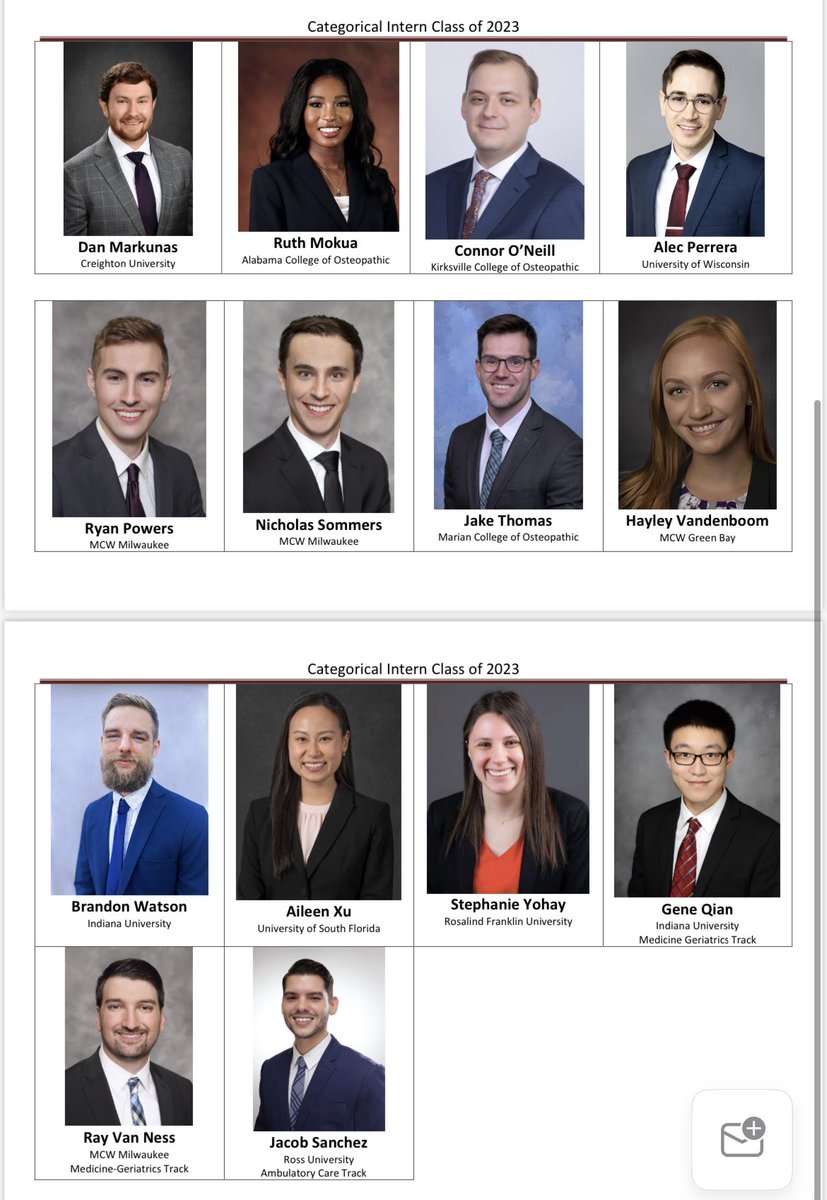 MCW IM Chief Residents tweet media