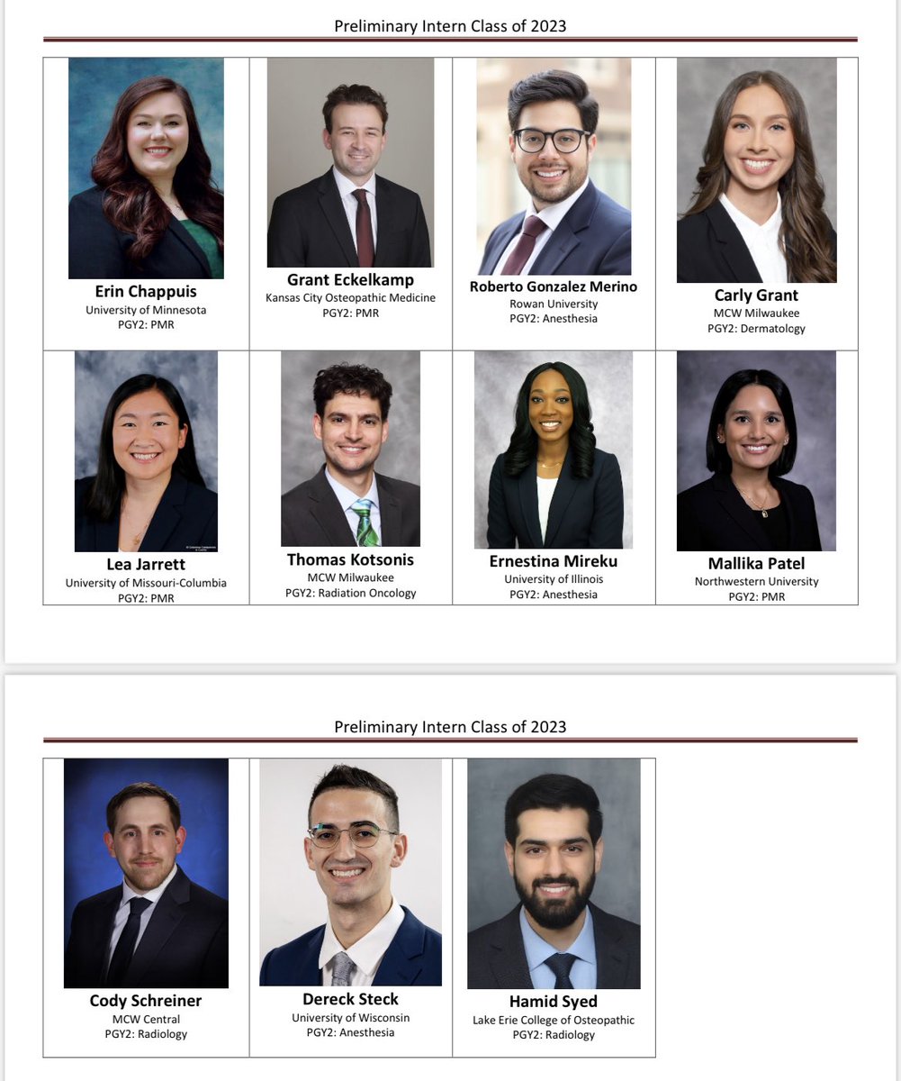 MCW IM Chief Residents tweet media