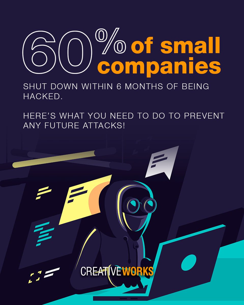 CreativeWorksUs's tweet photo. After recovering a hacked website, it's important to update any outdated software, implement website security measures, notify the affected users, and keep a backup of your website so that you can restore it quickly in case of a future hack or any other issue. https://t.co/C1XnJOAjuC