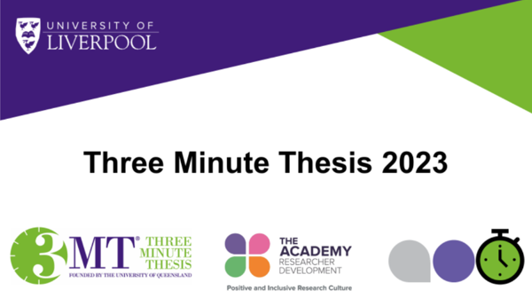 📢 #LivUni #PGRs 

Have you heard about the #LivUni 3MT® competition?

Register for the 3MT® workshop on March 24th with Dr Jamie Gallagher, a previous 3MT® winner 👇

bit.ly/3JMLokz 

<a href="/LivResearcher/">Researcher Development @ University of Liverpool</a> <a href="/UoLPGRDevNet/">UoLPGRDevNet</a> #LivUni3MT