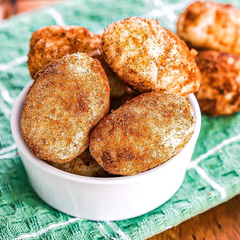 They look like potatoes, right? 🥔🥔 

It's actually Irish Potato Candy which doesn't include any potatoes...and isn't very much Irish, but it's still delicious &amp; fun, and easy to make for St. Patrick's Day 🍀

You'll need 👇🏼
4 oz cream cheese, at room … instagr.am/p/Cp5YuDquWxY/