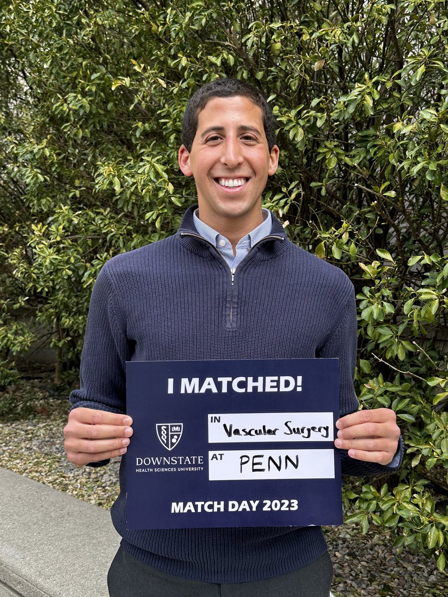 I’m moving to Philly! Beyond thrilled to have matched at @PennVascular at the Hospital of the University of Pennsylvania!!! #Match2023 #DownstateMatch #VascMatch #VascularSurgery
