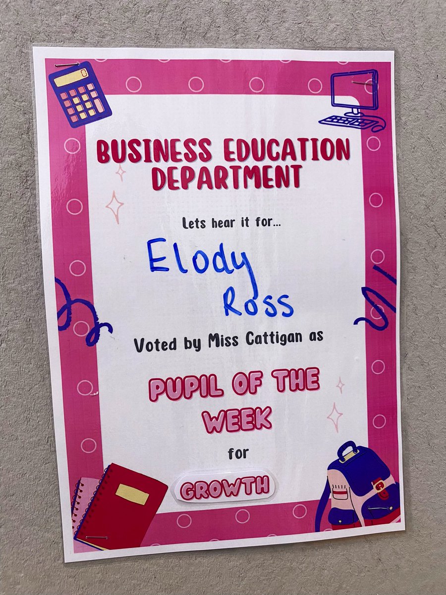 HarrisBusEd's tweet image. Huge well done to our Pupils of the Week ⭐️ 

Celebrating Achievement, Effort, Kindness and Growth this week 💪🏼👏🏻🏆📈🎖️