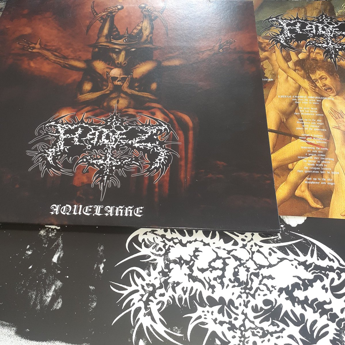 vozdamorteprod's tweet photo. Banda: Hadez (Peru)
Álbum: Aquelarre
Formato: Vinil preto de 12 Polegadas c/ Poster
Valor: 160,00 R$ + Frete
#hadez #deathblackmetal #deathmetal #hell #lp #blackdeathmetal #analogic #music #vdmorte #12inch #collectionlp #brazilianlabel #loja2 #lp #undergroundlabel https://t.co/OhhcxEKMDT