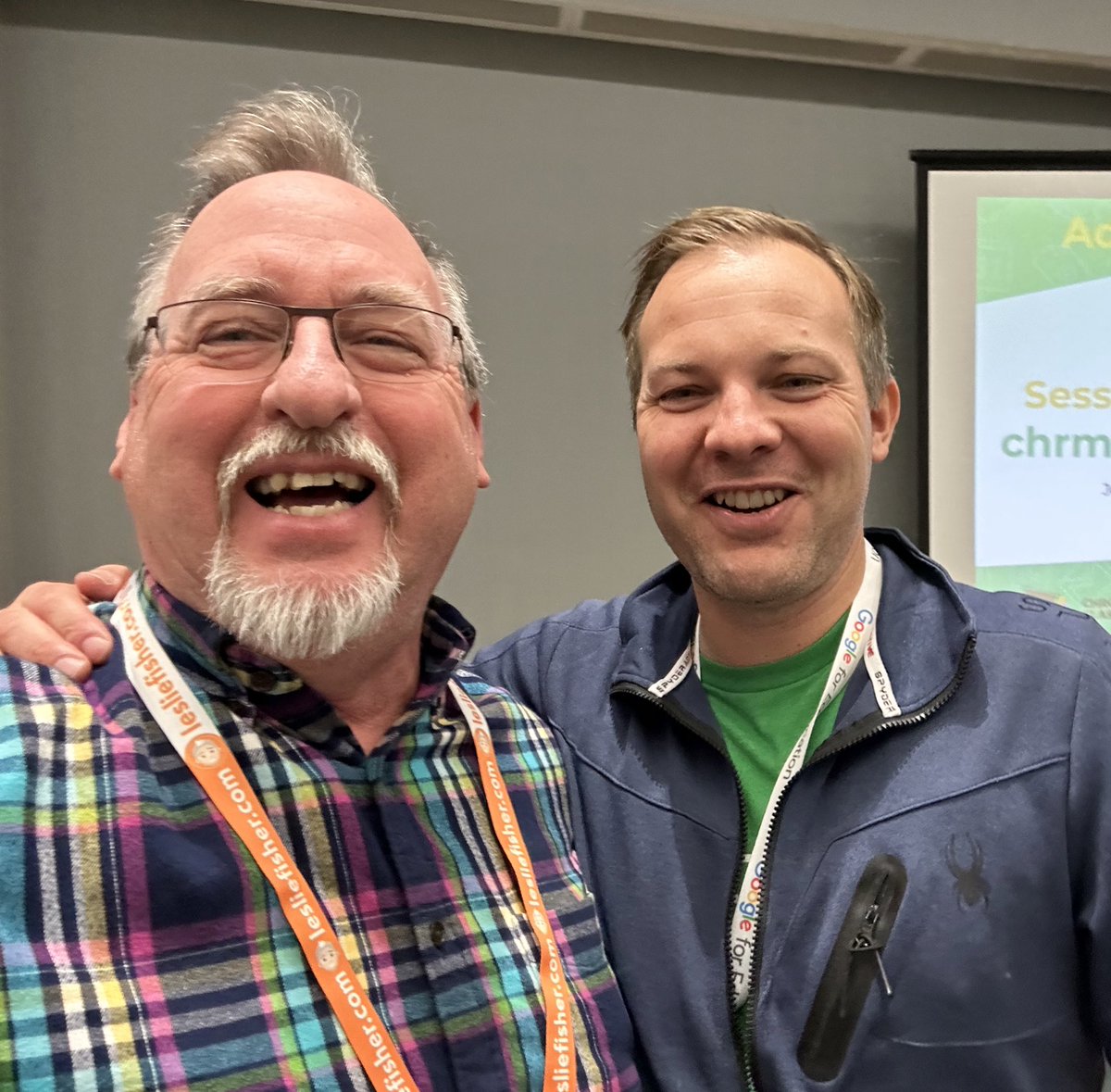 djcooke59's tweet photo. One of the best things about conventions are the opportunities to touch base again with great people like Google Guru John Sowash!
@jrsowash
@MACUL
#MACUL23 https://t.co/GposmSVkgD