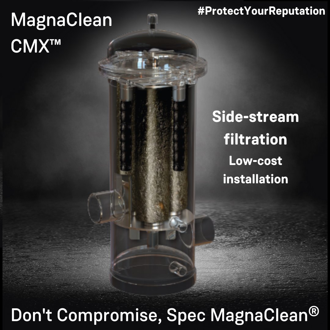 ADEY_NA_'s tweet image. Delivering adaptive side-stream magnetic and non-magnetic filtration through a combination of powerful magnets and filter cartridges, MagnaClean CMX™ is the newest invention to offer that. 

Click bit.ly/3YJabKw to download our helpful guide

#ProtectYourReputation