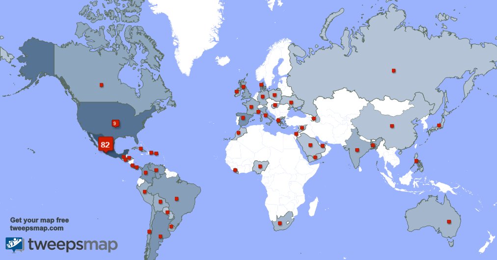 Muchas gracias a mis 1 nuevos seguidores desde Italia, y más durante la última semana. tweepsmap.com/!JorgBlumen