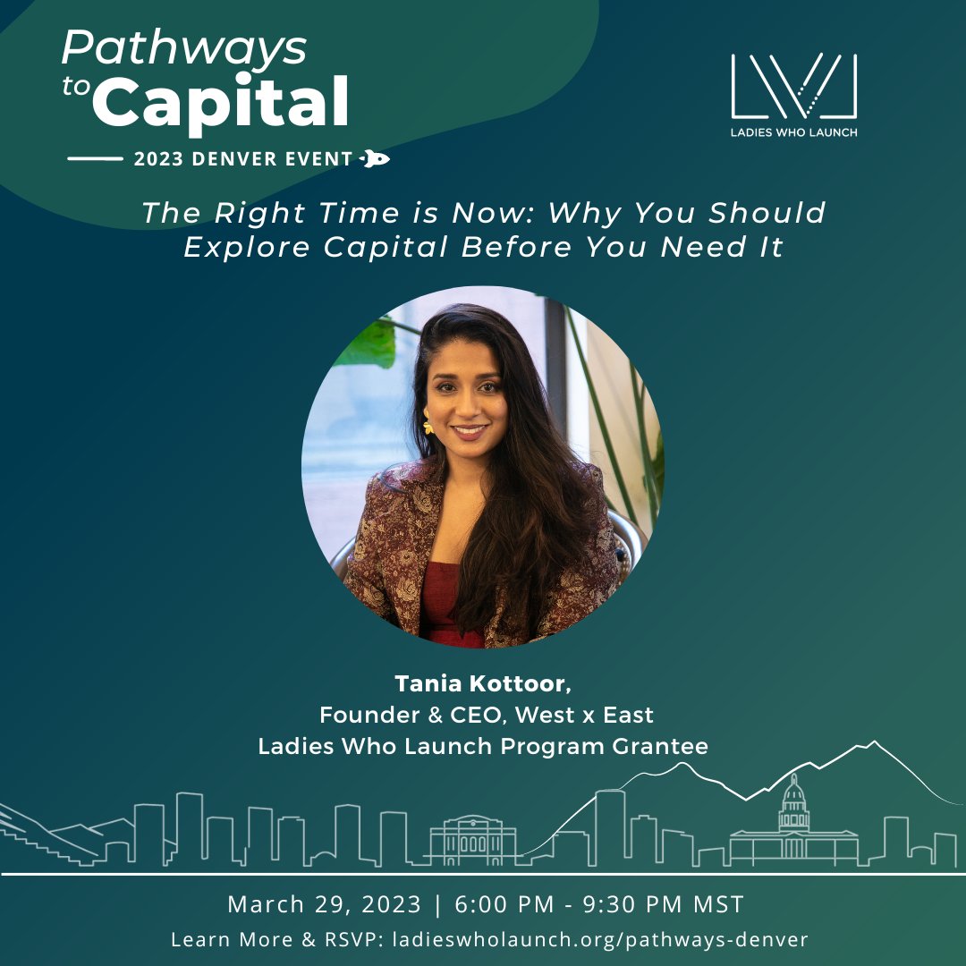 LWLGlobal's tweet photo. @TaniaKottoor founded @westxeast, an AI-powered design platform for custom-fit ethnic clothing. She’s growing her business with thoughtful planning—from how she manages finances to sustainability in manufacturing. Learn from Tania on 3/29 #PathwaysDenver!
https://t.co/fGC5UeBNhf https://t.co/MfFToZgTgx
