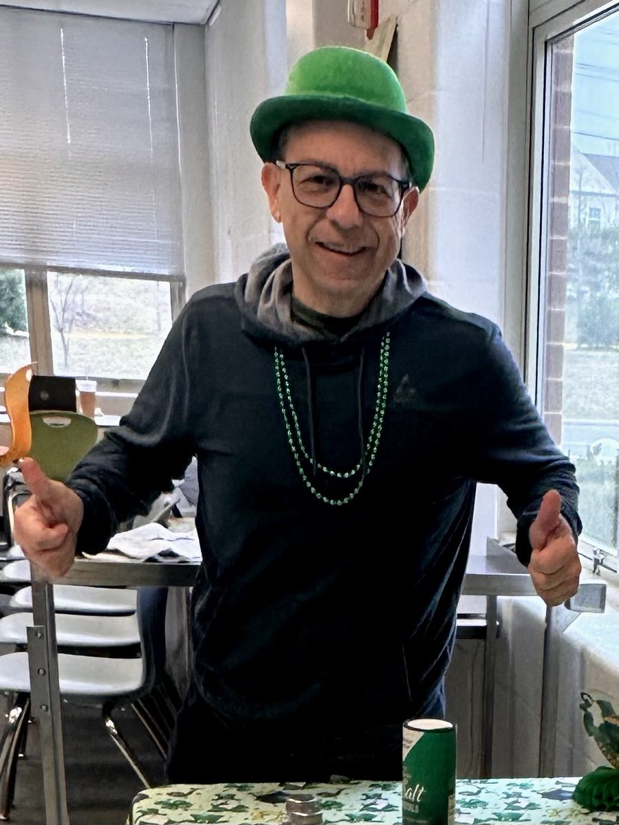 We love Potato Bar Day!  Thanks, Jimmy Chianetta!  We’ll all be napping in our classrooms this afternoon after the carb crash!  🤣☘️