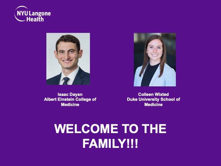 Excited to introduce our incoming interns! #orthotwitter #Match2023