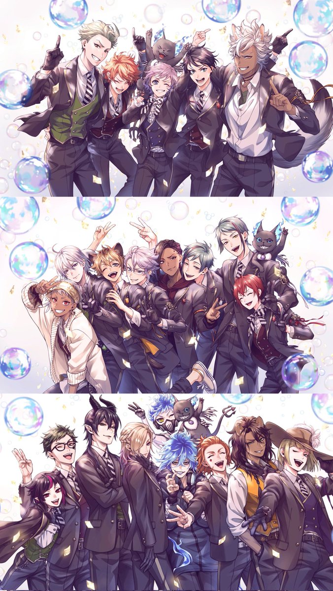 i love how the first and second years are clearly posing like that out of instinct while the third years look like theyre being asked to stand next to each other